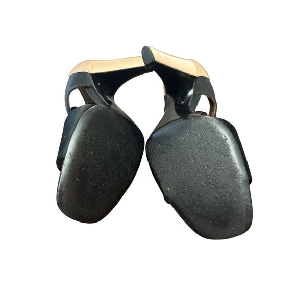 Prada Iconic Retro Satin Sandals Shoes Slingback Peep Open Toe Pumps Size 39 - Picture 8 of 16